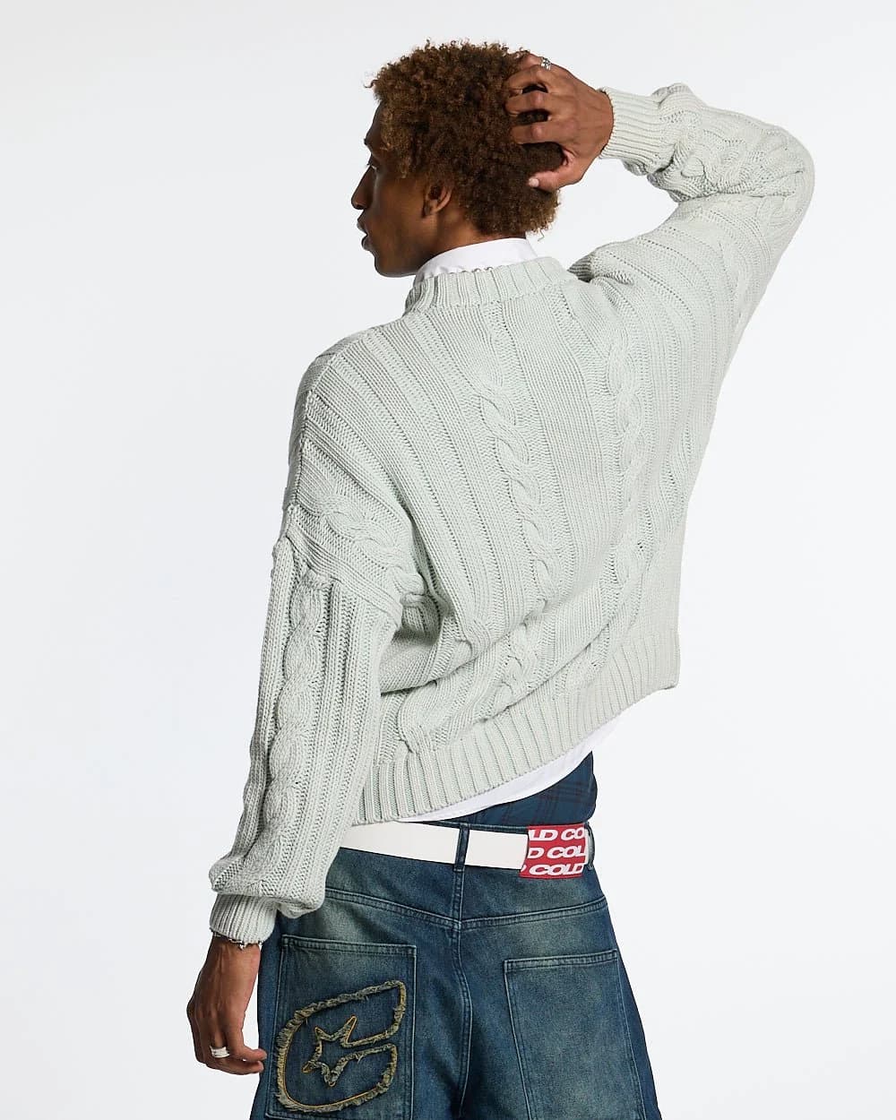 PATTERNED KNIT LIGHT BLUE 4