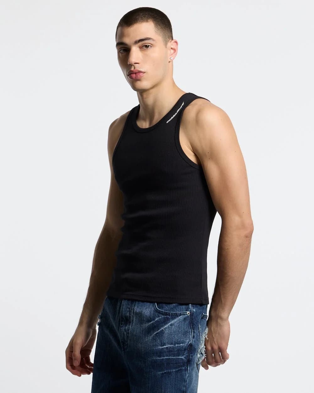 LOW KEY BASIC TANK TOP 2 PACK WHITE & BLACK 2