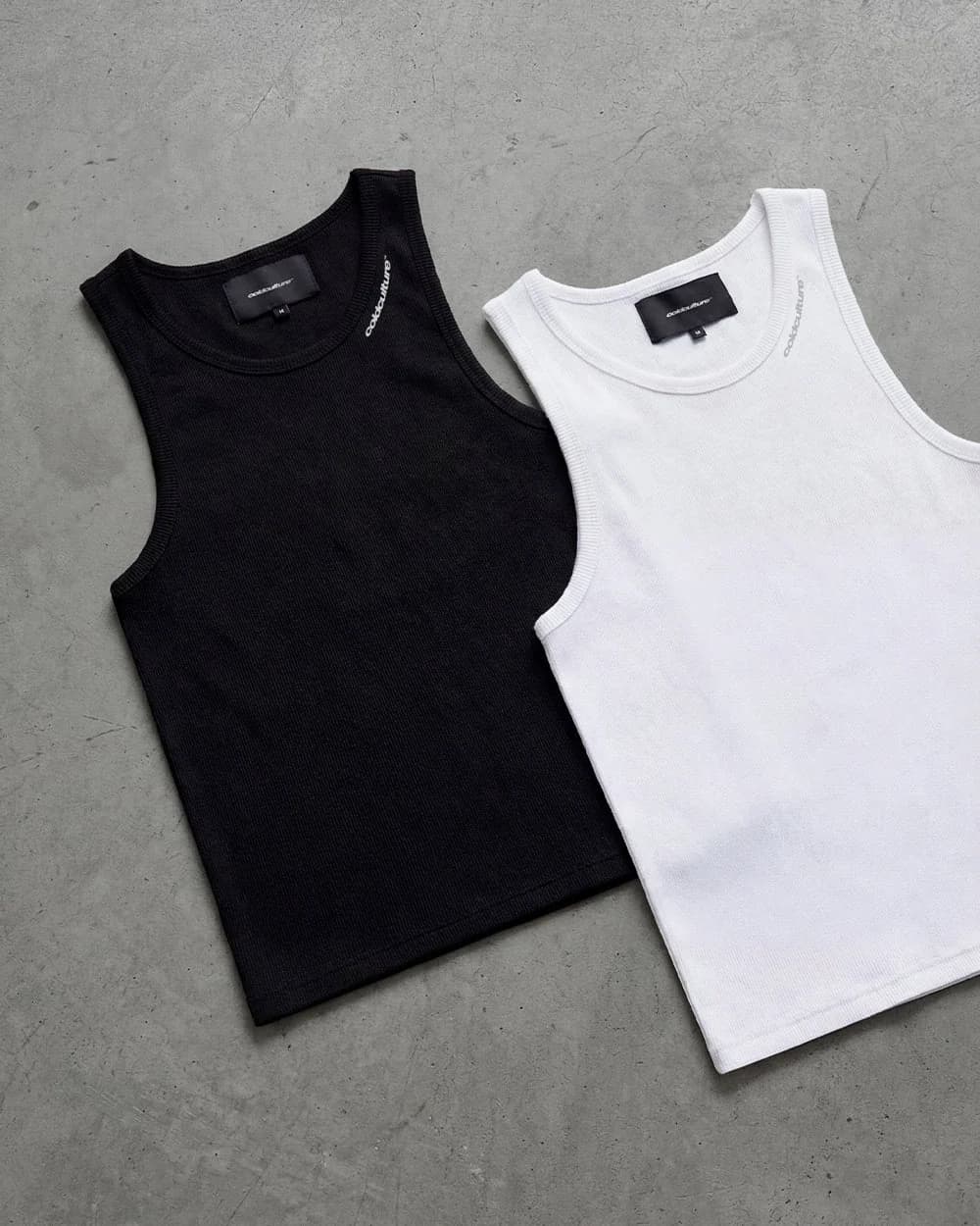 LOW KEY BASIC TANK TOP 2 PACK WHITE & BLACK 11
