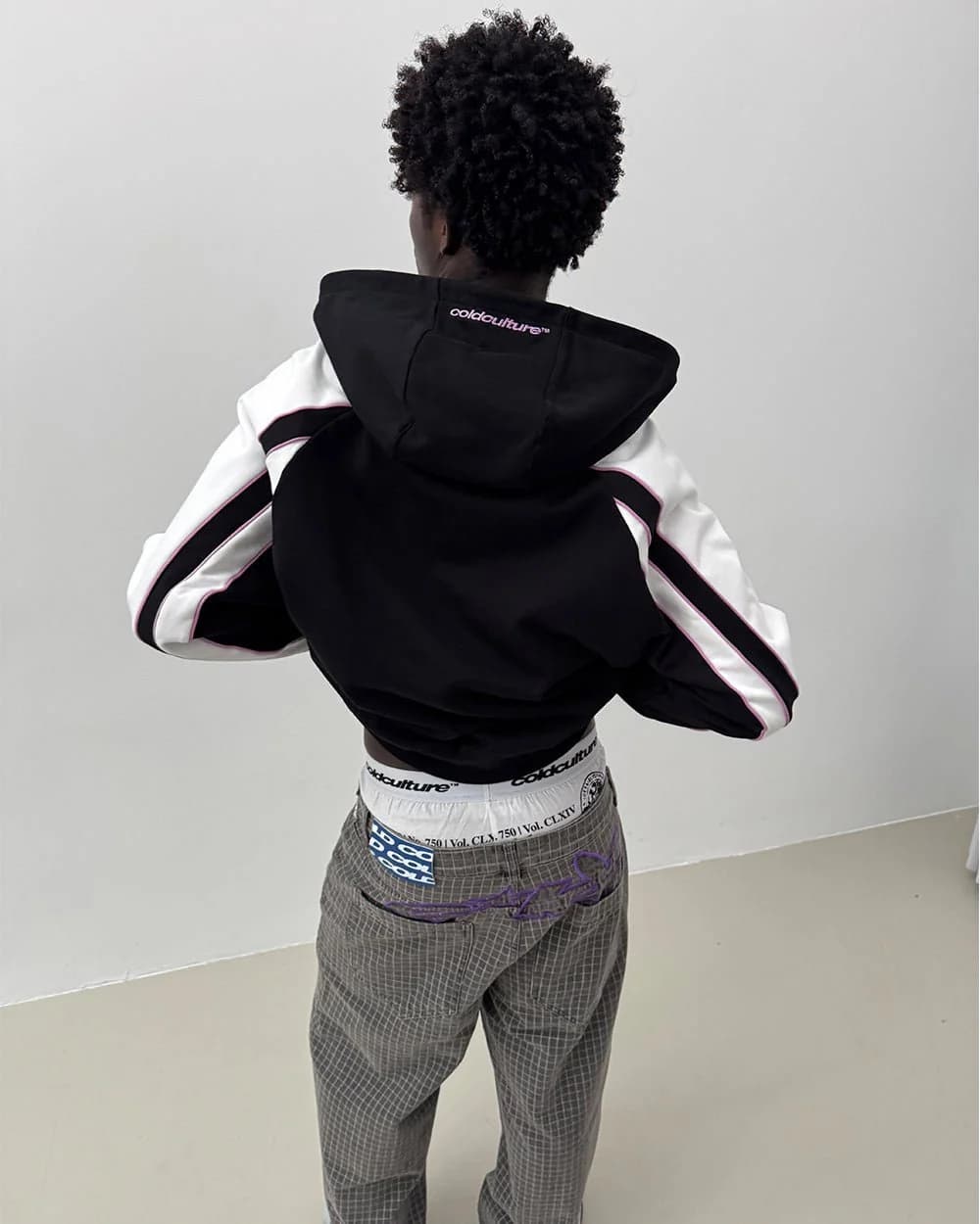 TEASE ME ZIP HOODIE BLACK & GREY 8
