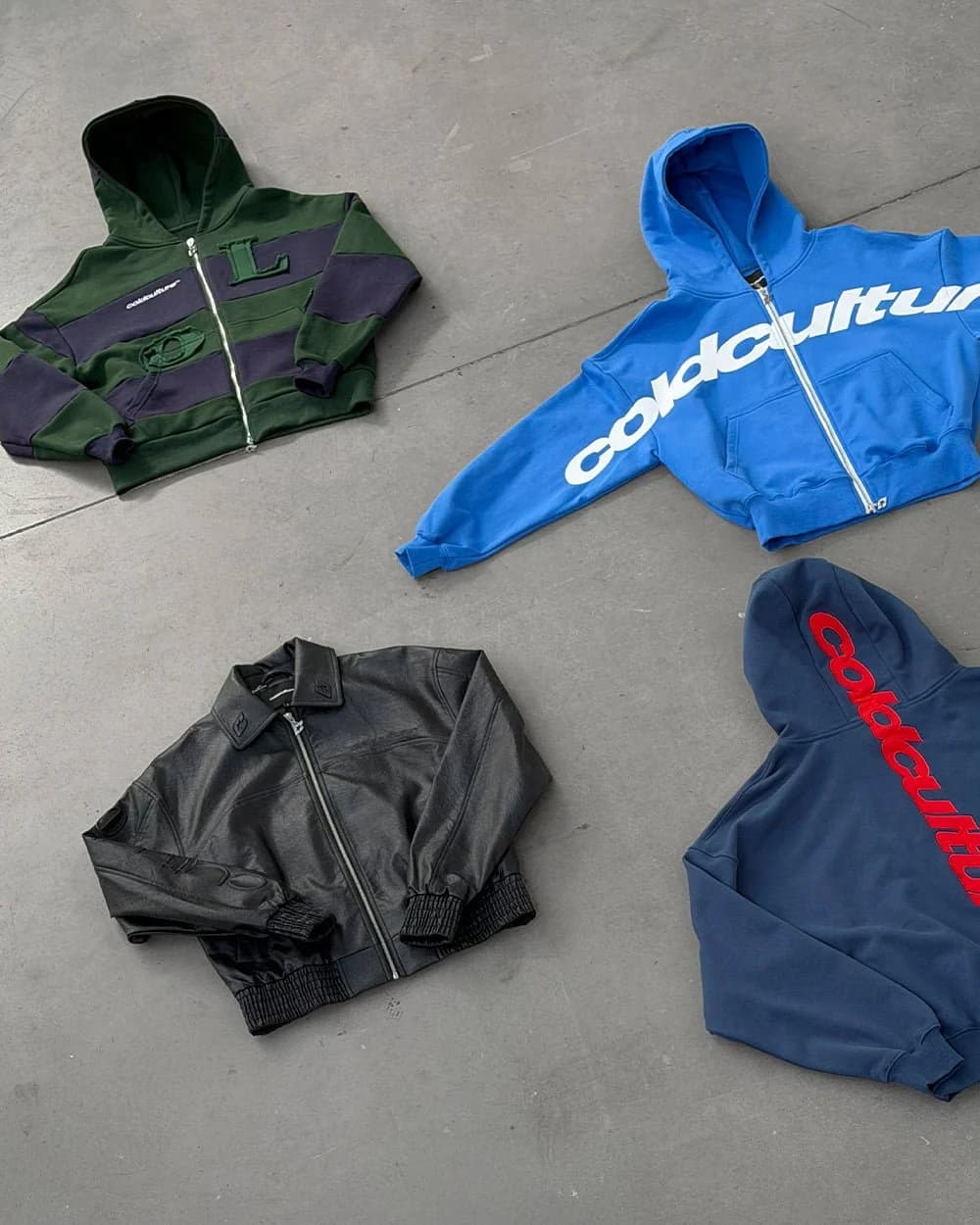 DRIVEN ZIP HOODIE BLUE & WHITE 7