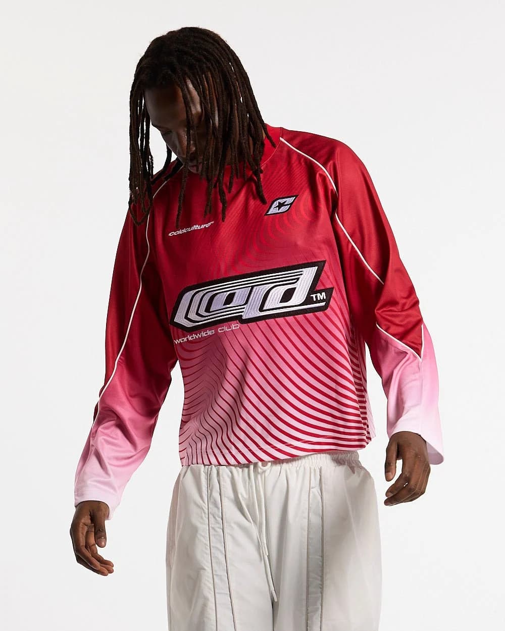 DIFFUSION LONGSLEEVE RED & WHITE 2