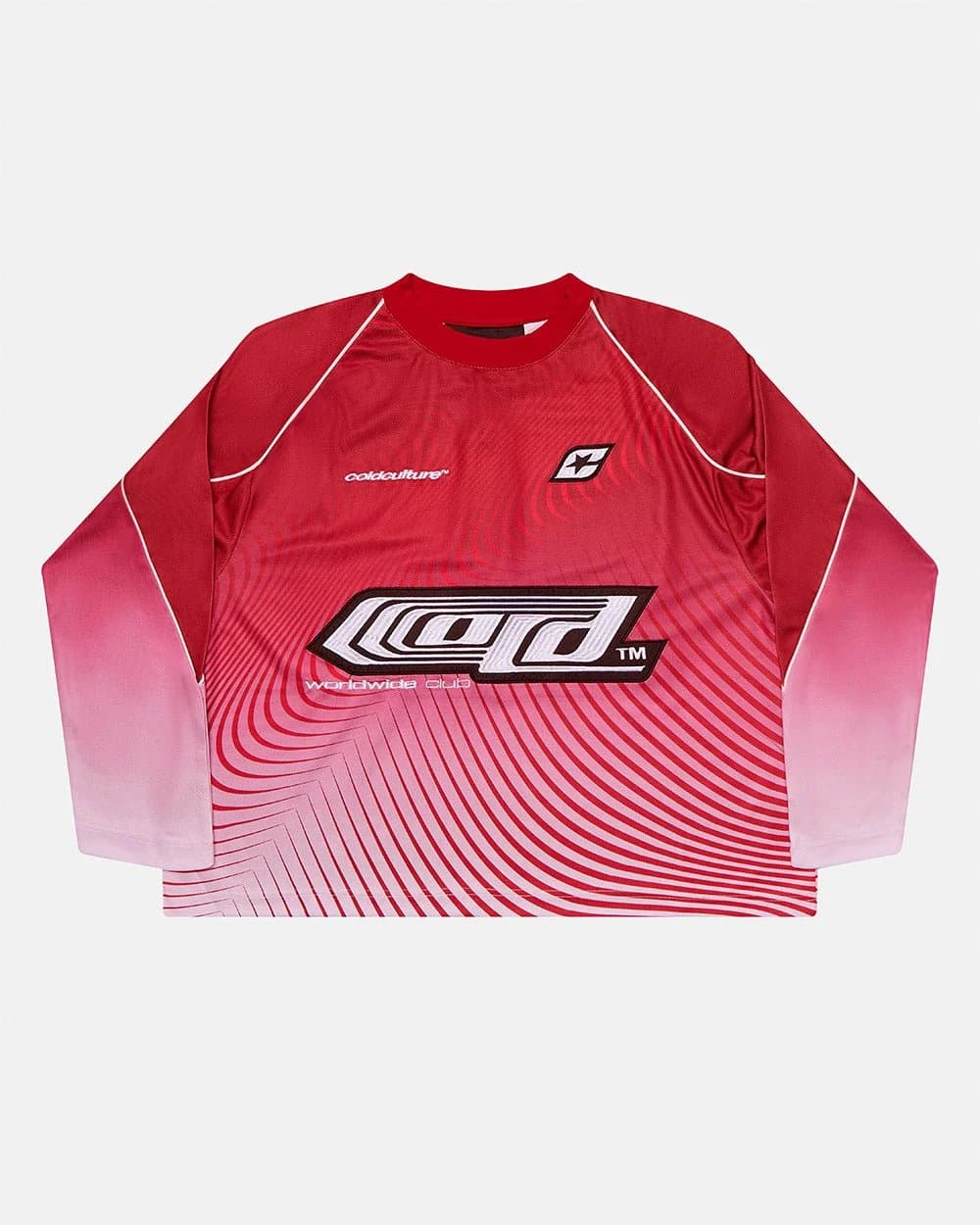 DIFFUSION LONGSLEEVE RED & WHITE by COLD CULTURE