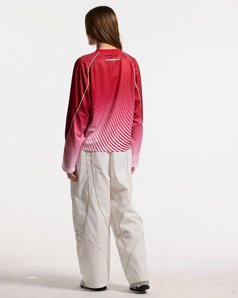 DIFFUSION LONGSLEEVE RED & WHITE 6
