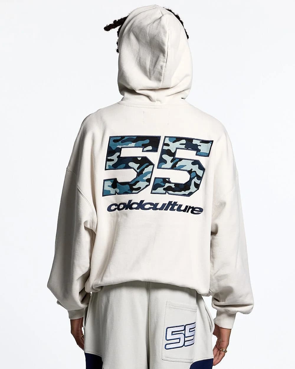 NOVA BEAR HOODIE GREYISH WHITE 2