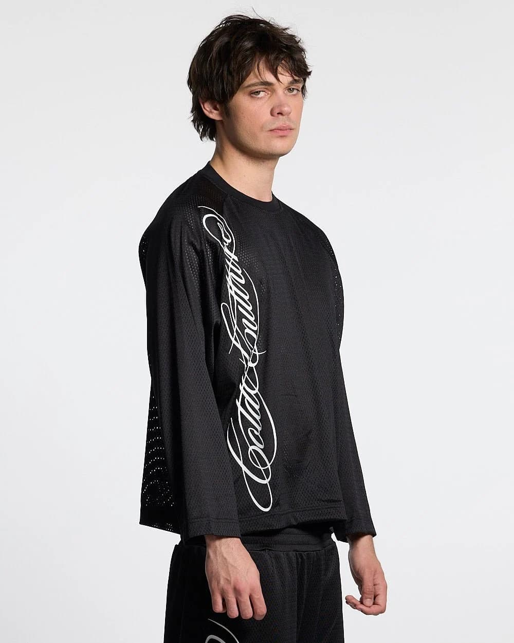 RIOT MESH LONGSLEEVE BLACK by COLD CULTURE