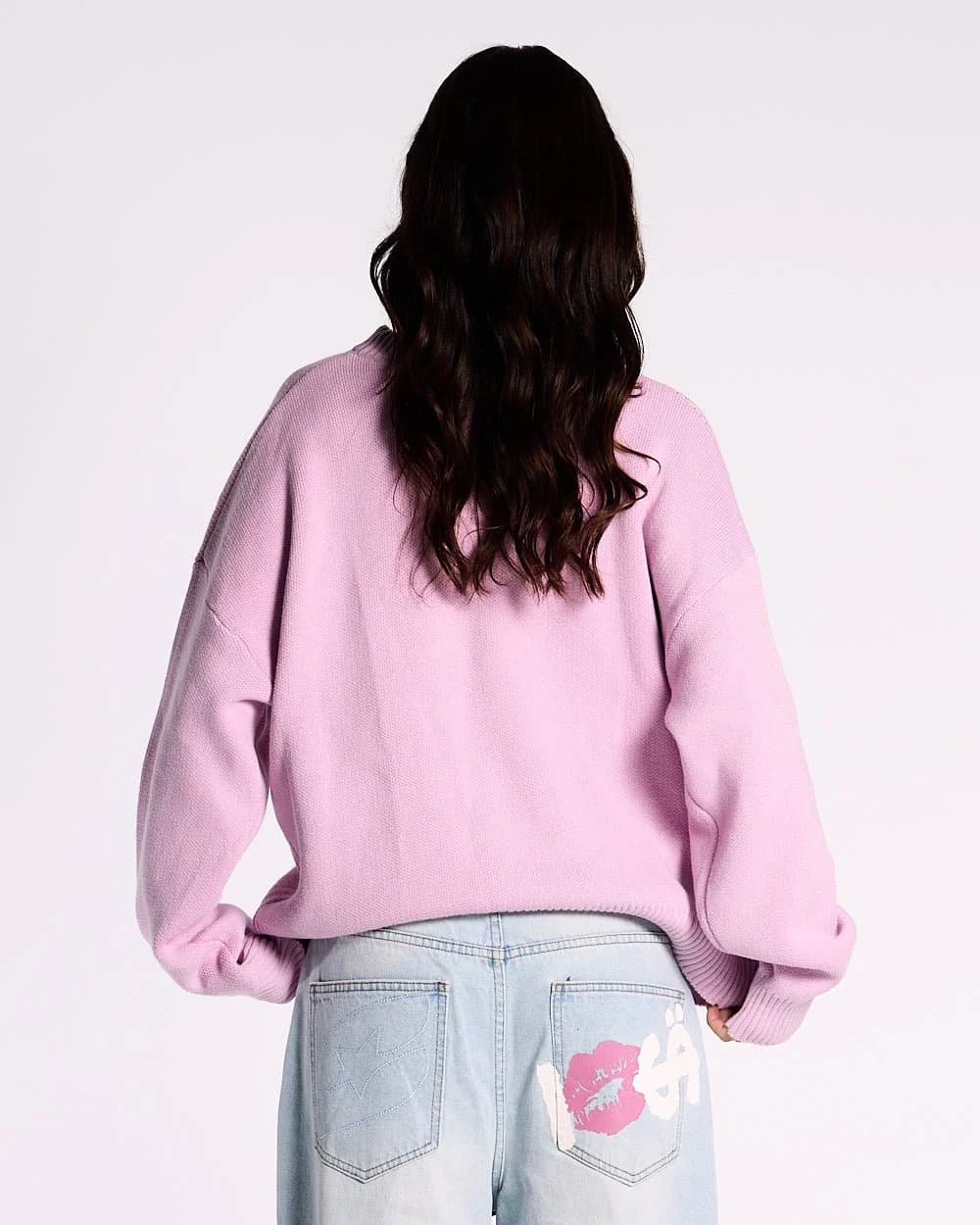 KISSES AND DOLLAR KNIT PINK 5