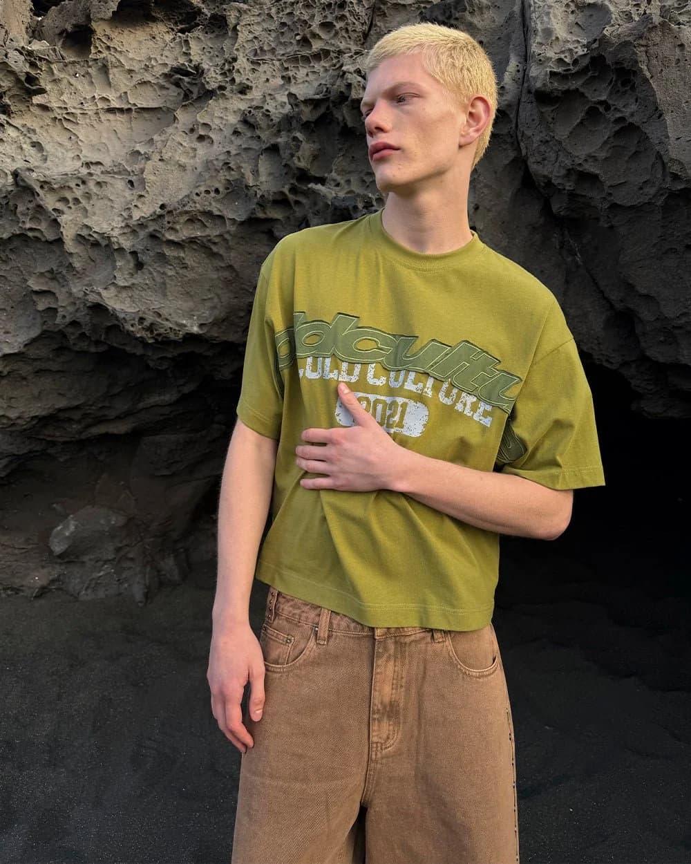 MIX MATCH TEE GREEN 7