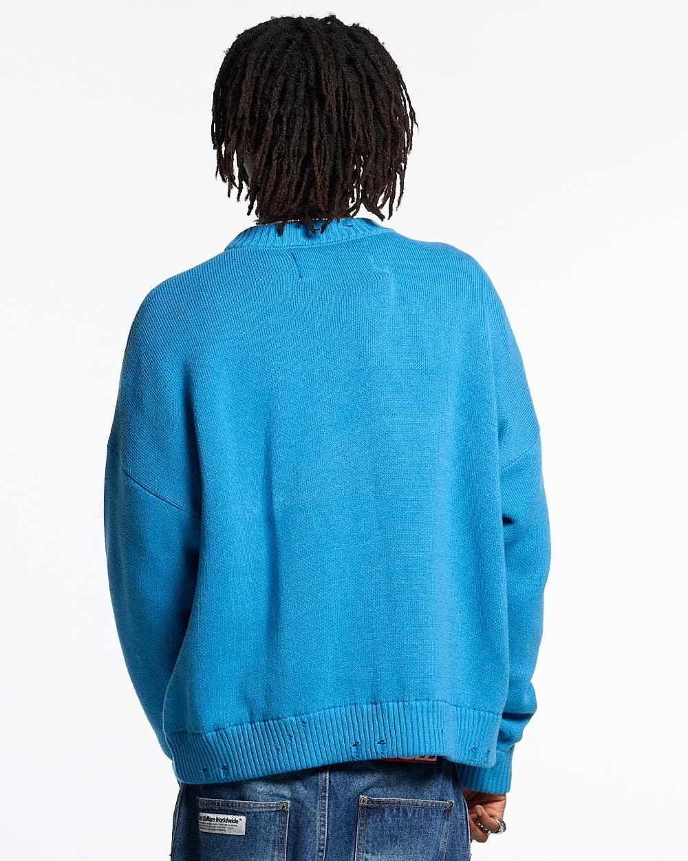 HARPER KNIT BLUE & WHITE by COLD CULTURE