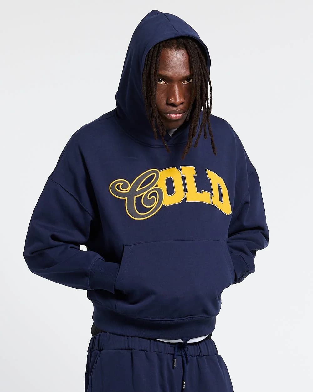 VARSITY HOODIE DARK BLUE 2