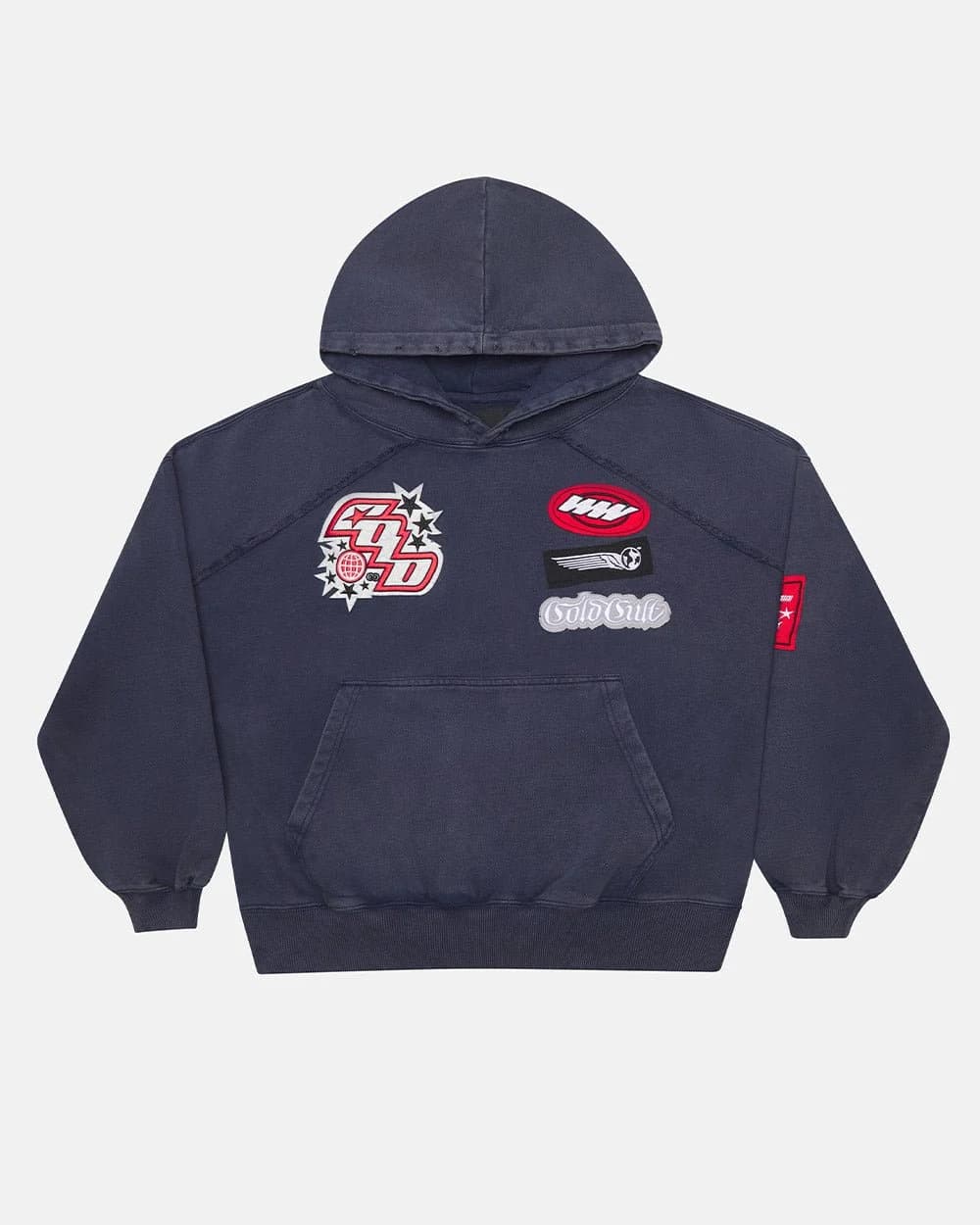 WALKER HOODIE DARK BLUE by COLD CULTURE