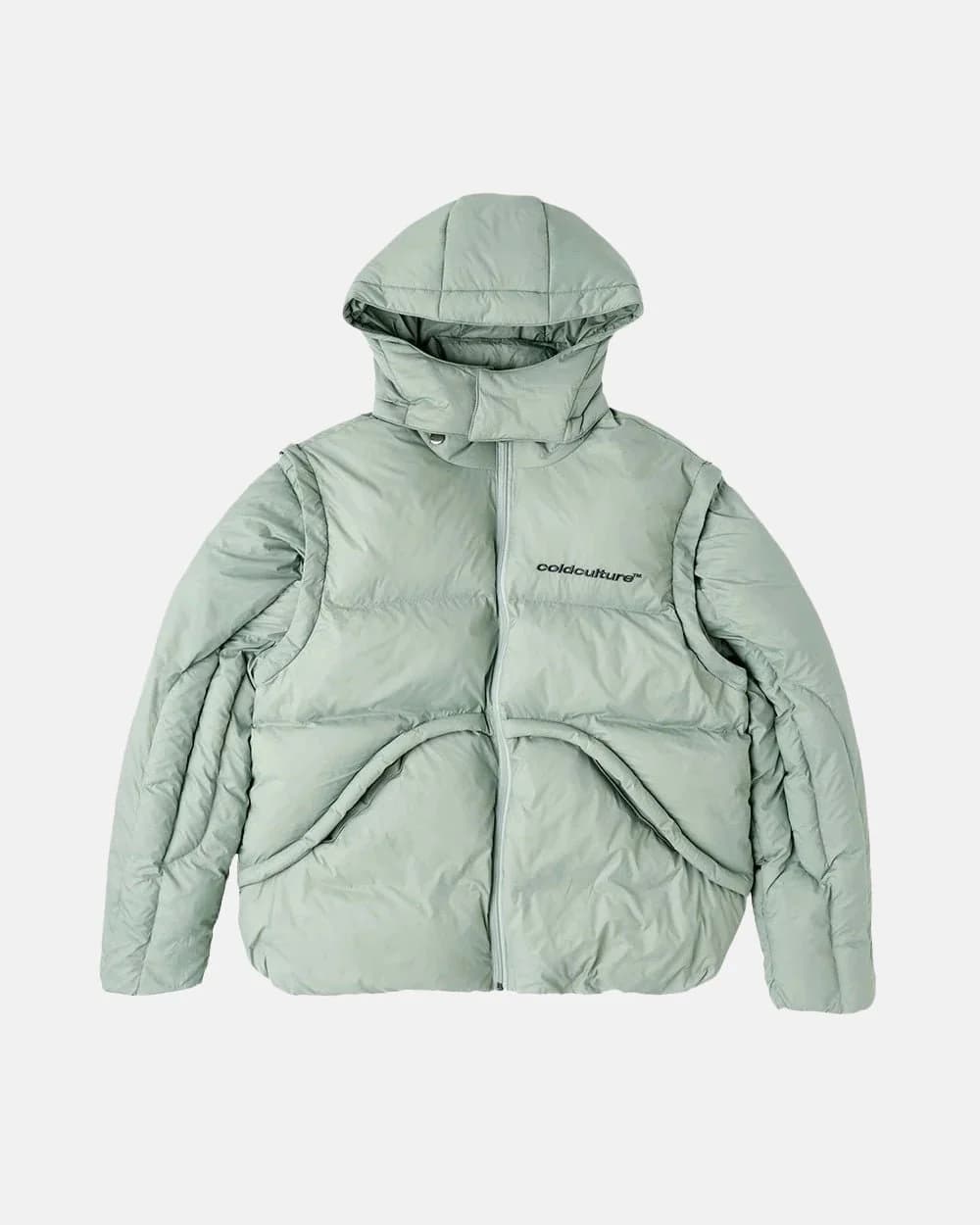 MULTIFUNCTIONAL PUFFER JACKET PISTACHIO GREEN 2
