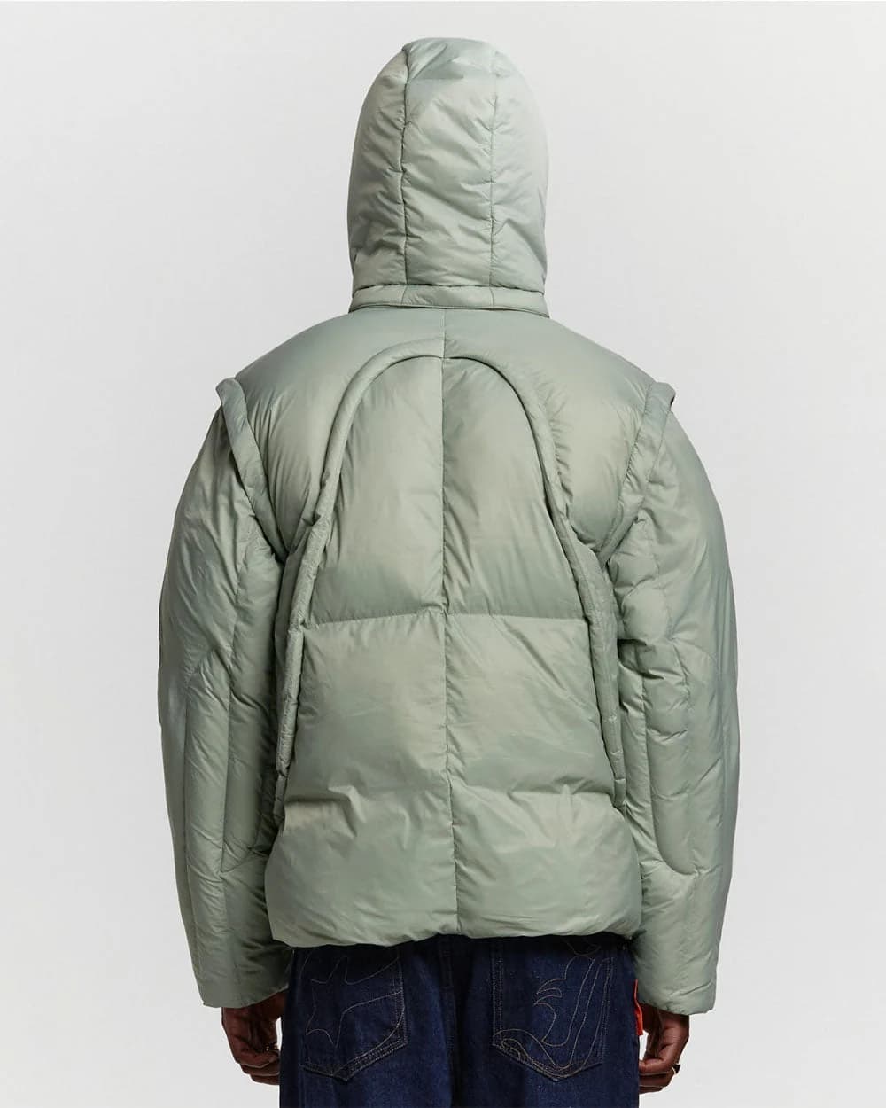 MULTIFUNCTIONAL PUFFER JACKET PISTACHIO GREEN 4