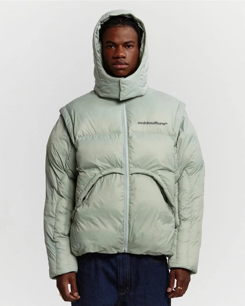 MULTIFUNCTIONAL PUFFER JACKET PISTACHIO GREEN 5