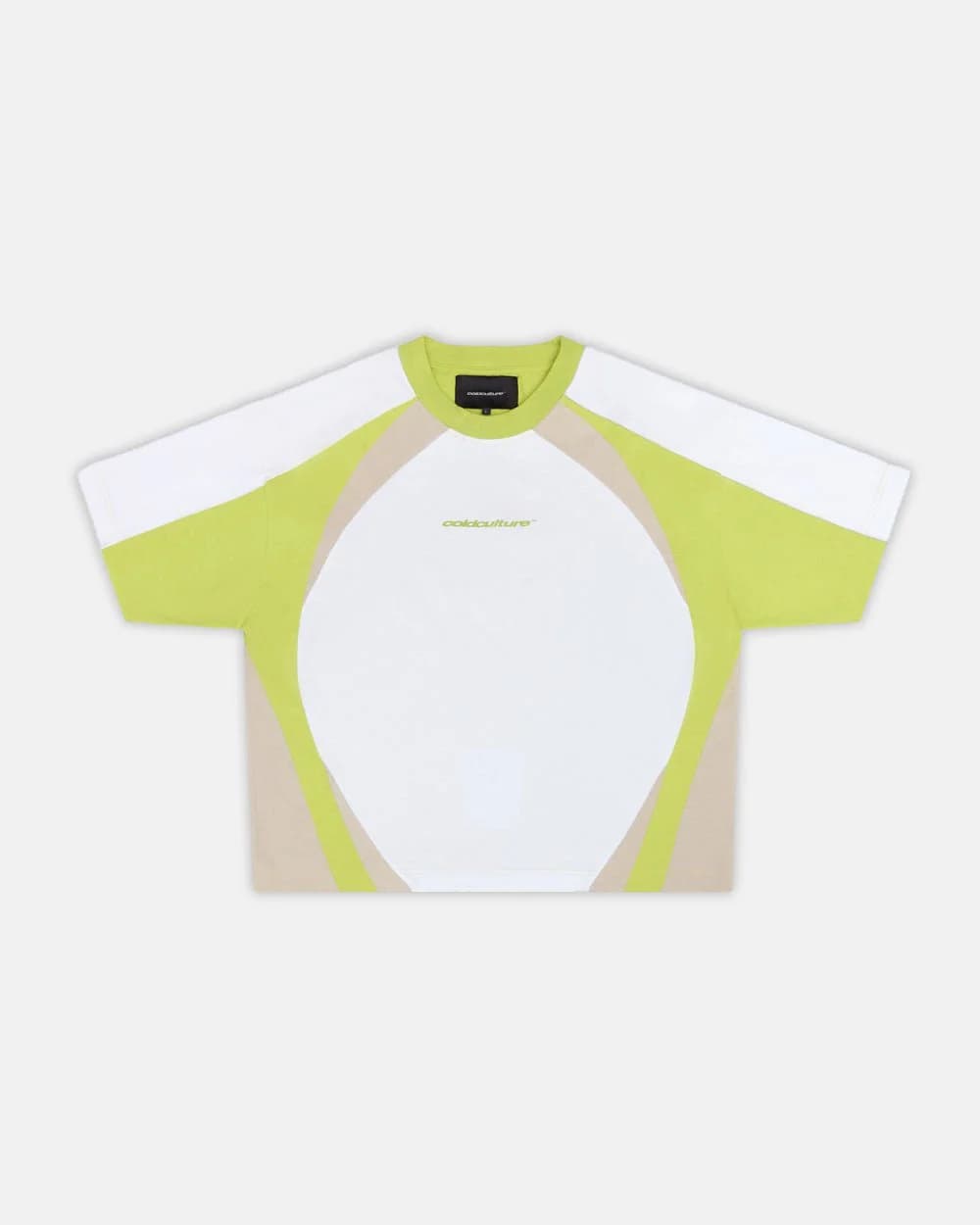 SPEED SPOKE TEE GREEN & GREY by COLD CULTURE