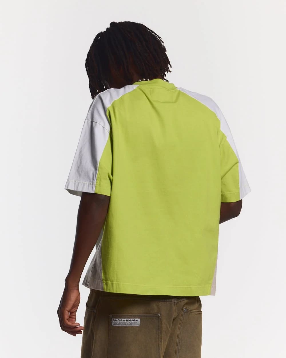 SPEED SPOKE TEE GREEN & GREY 4