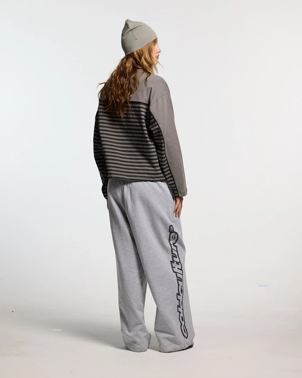 DOUBLE SIDED LONGSLEEVE DARK GREY 6