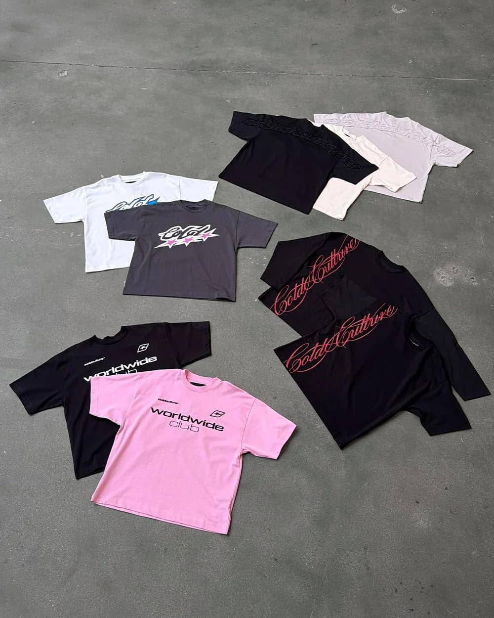 MR WORLDWIDE TEE PINK 9