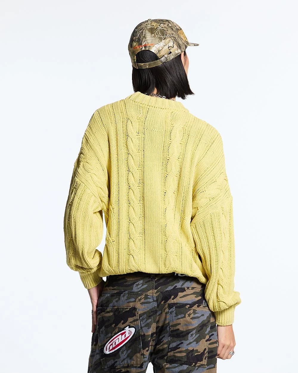 PATTERNED KNIT YELLOW by COLD CULTURE