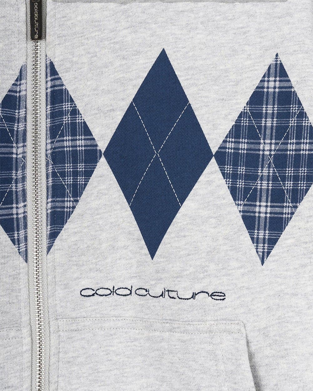 DECADE ZIP HOODIE HEATHER GREY 5