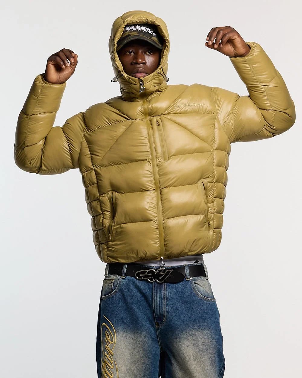 CLOUD ARMOR PUFFER OLIVE GREEN by COLD CULTURE