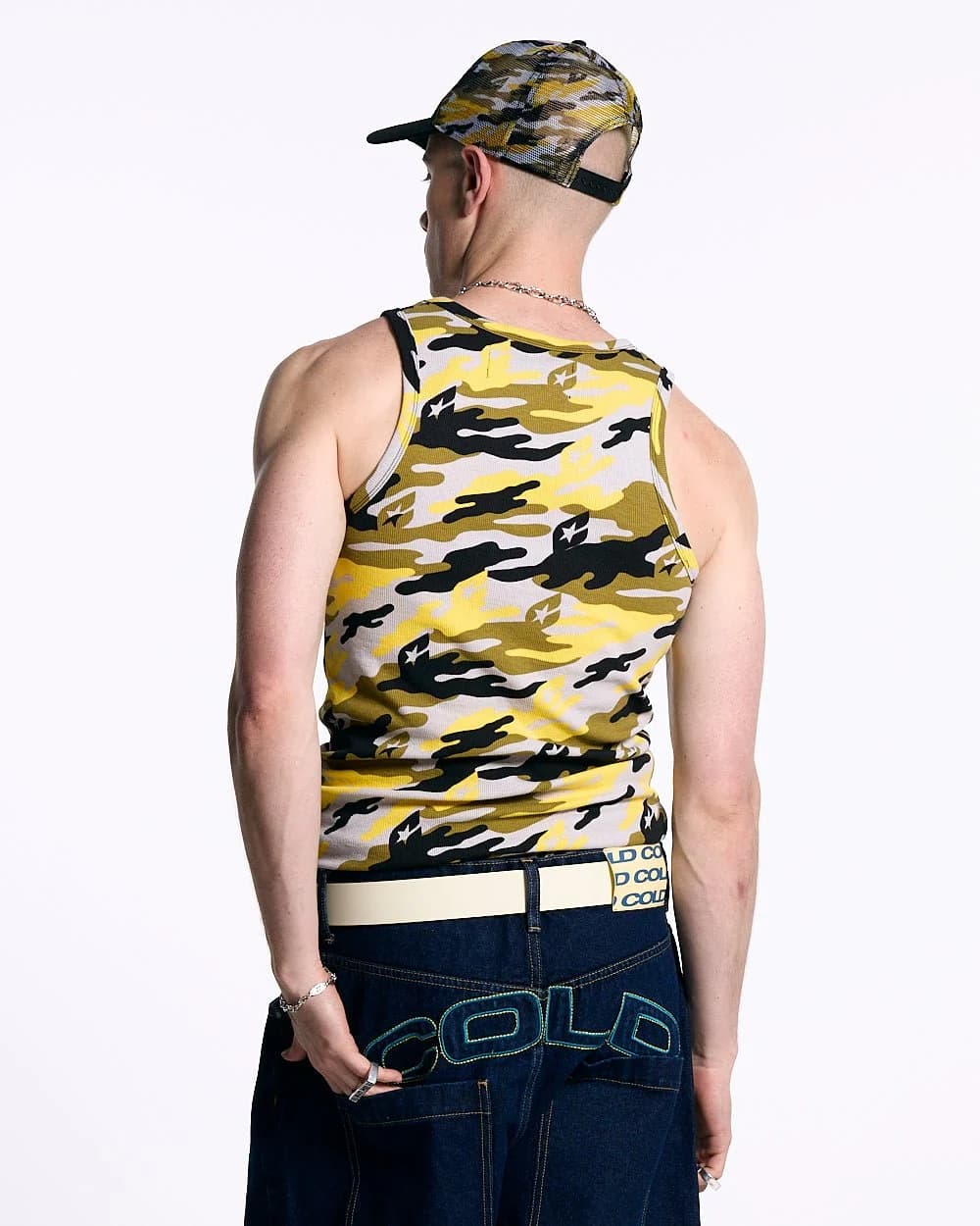 CAMO TANK TEE YELLOW 4