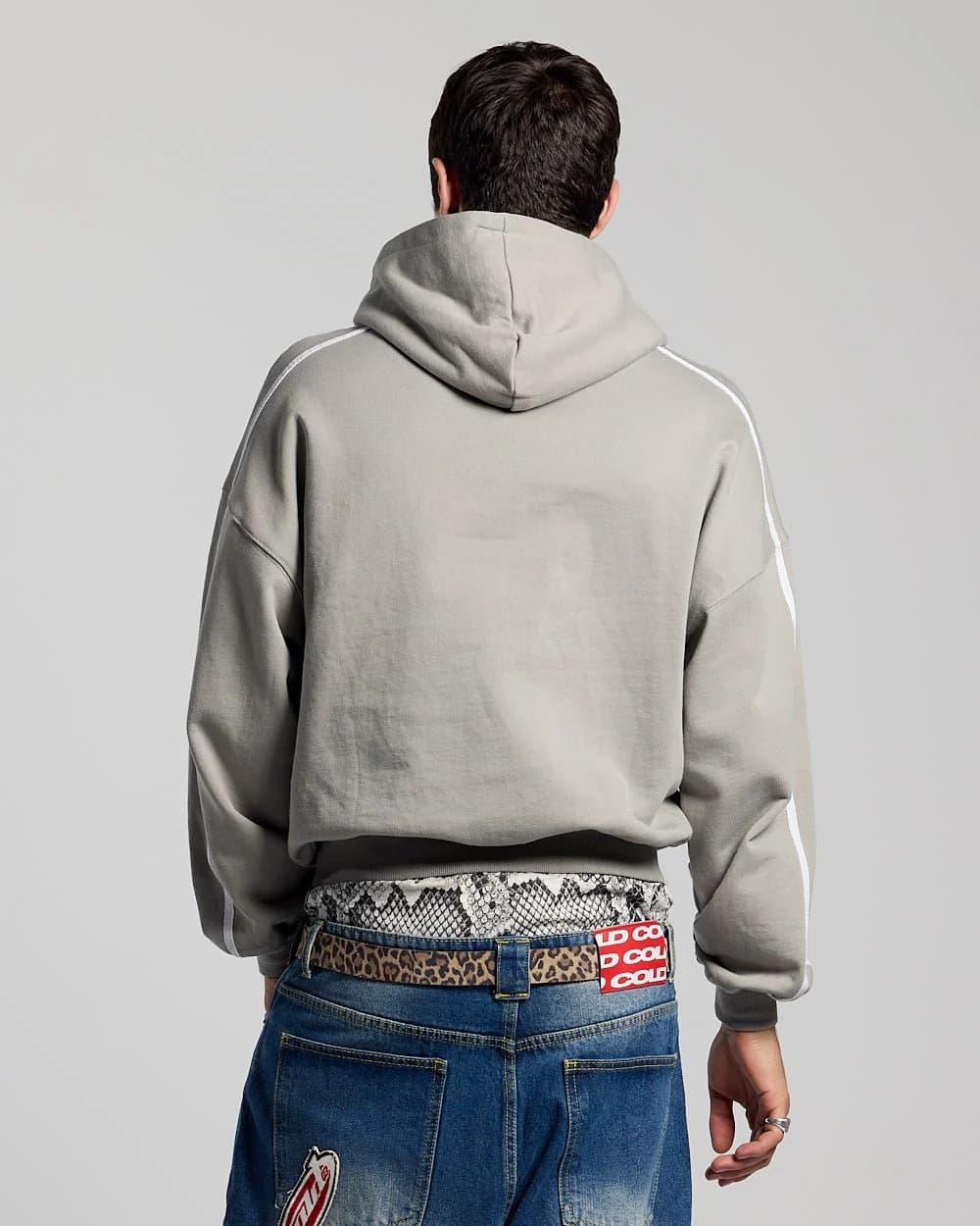 HIT THE TARGET HOODIE GREY 4