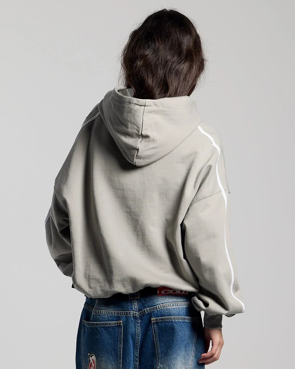 HIT THE TARGET HOODIE GREY 6