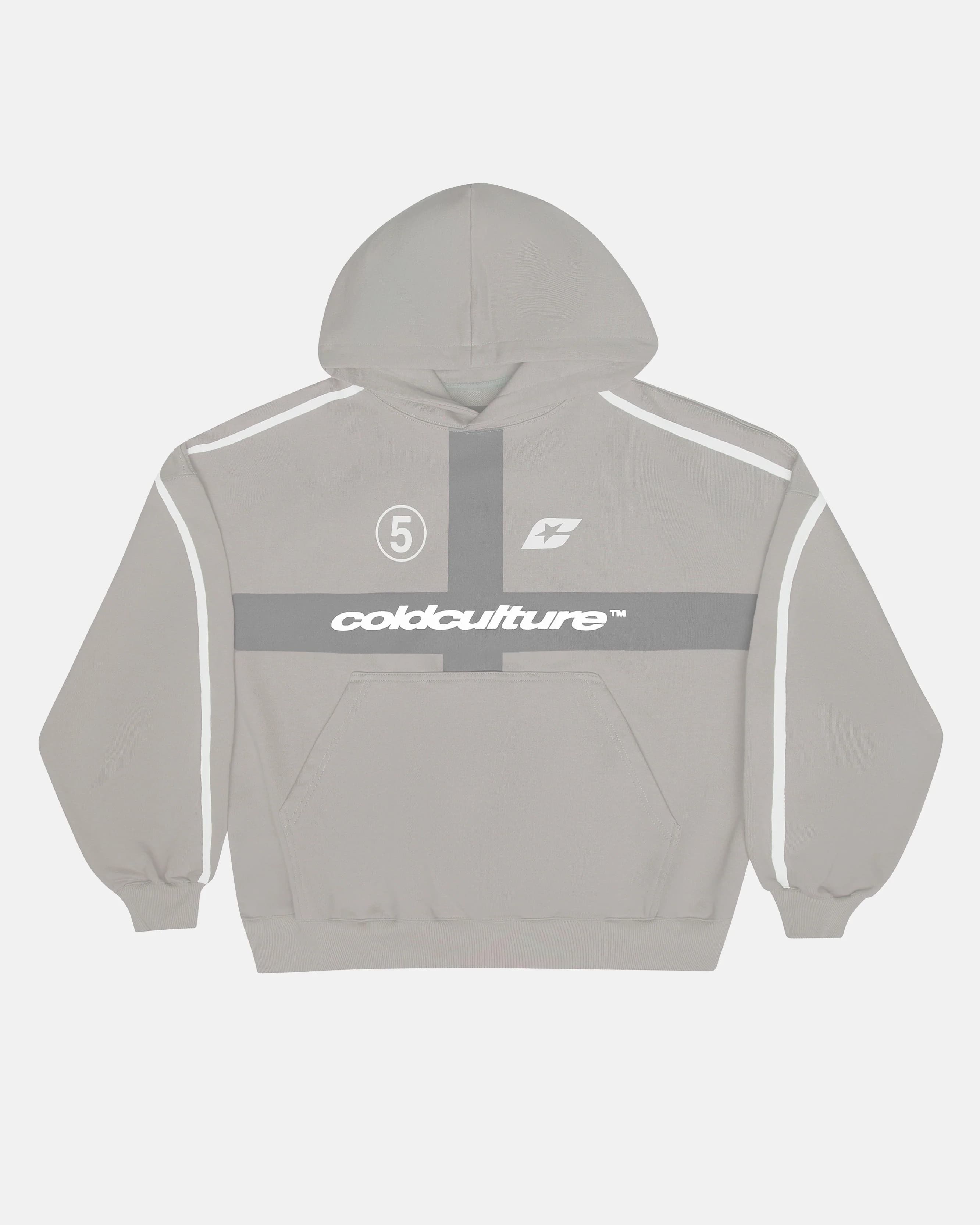 HIT THE TARGET HOODIE GREY by COLD CULTURE
