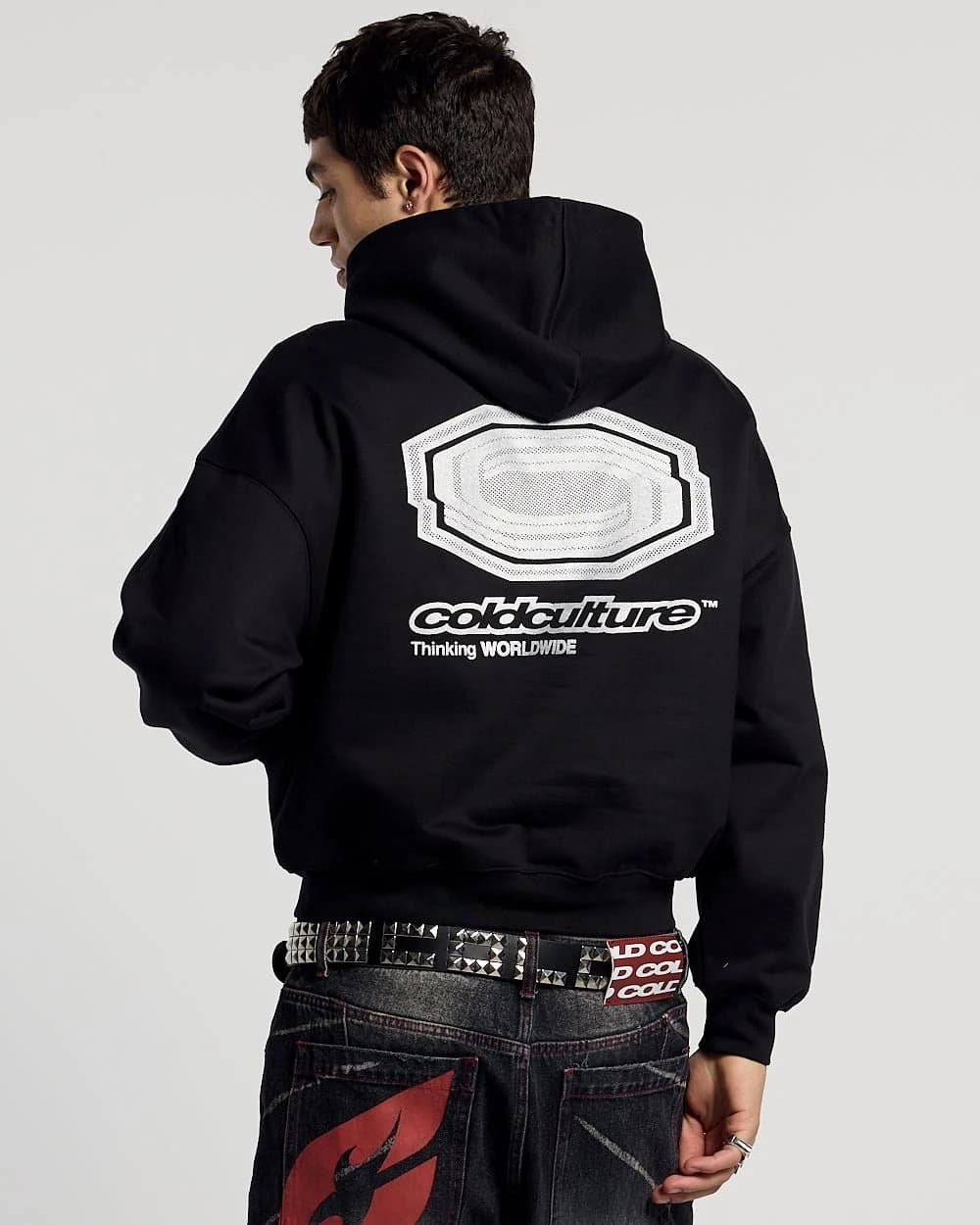 GLITTER HOODIE BLACK 2