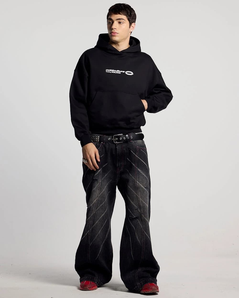 GLITTER HOODIE BLACK 4