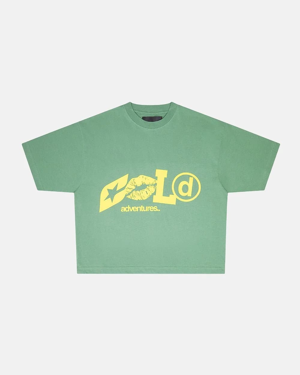 ADVENTURES TEE GREEN & YELLOW by COLD CULTURE