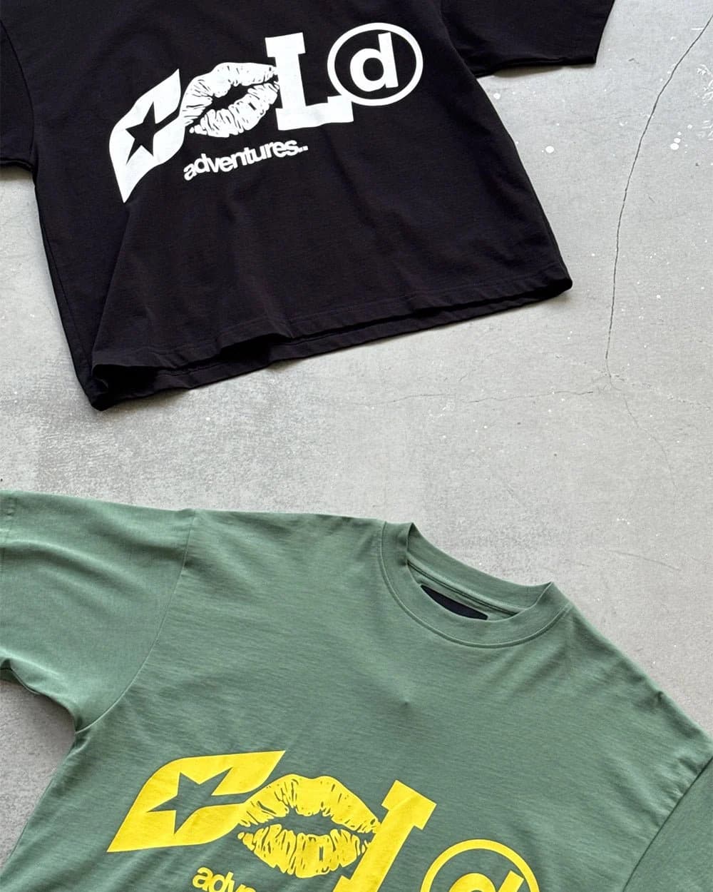 ADVENTURES TEE GREEN & YELLOW 7