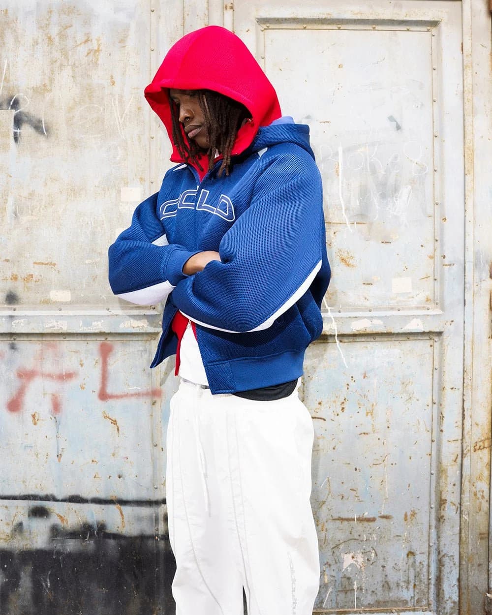 NEO ZIP JACKET WHITE & BLUE 7