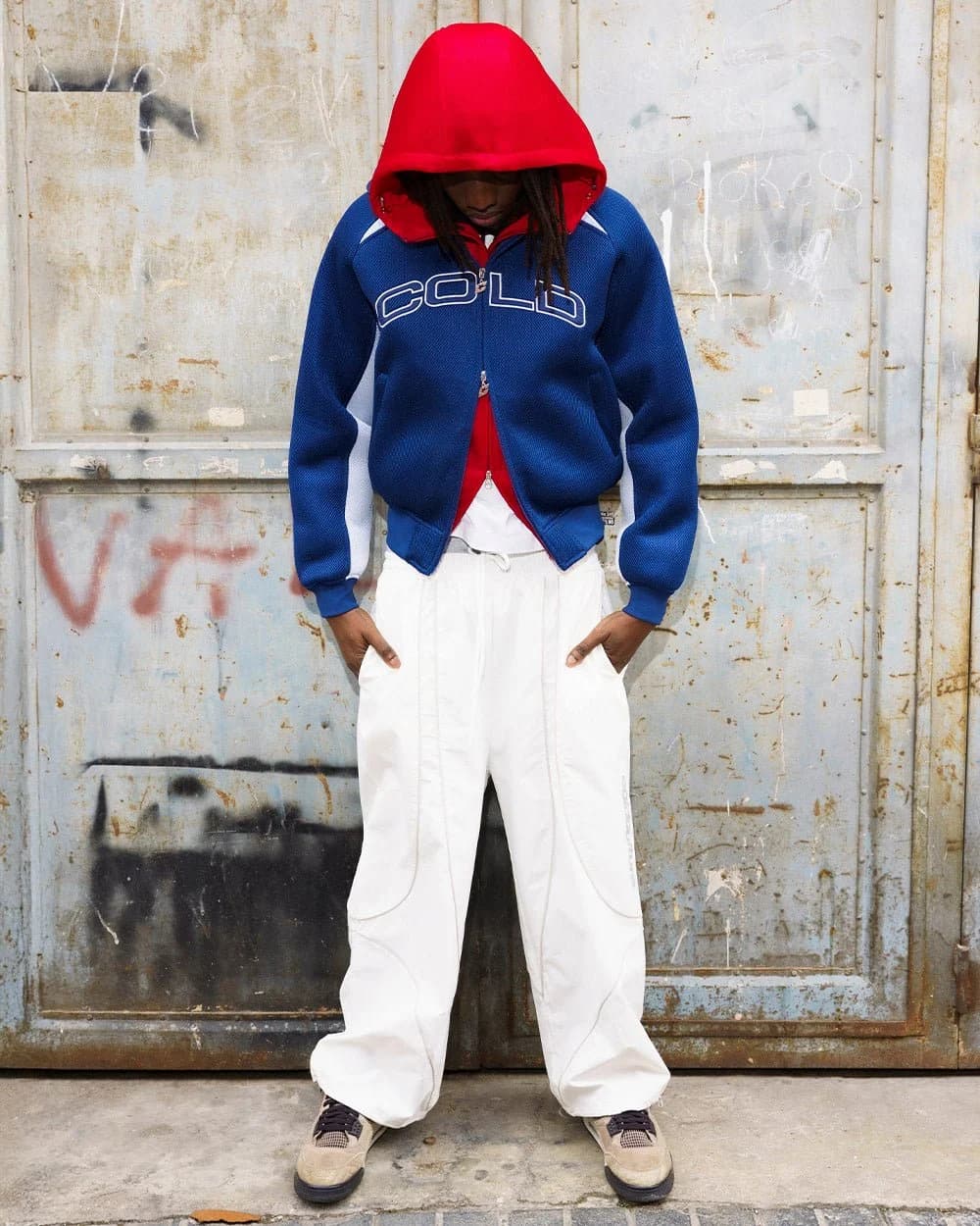 NEO ZIP JACKET WHITE & BLUE 8