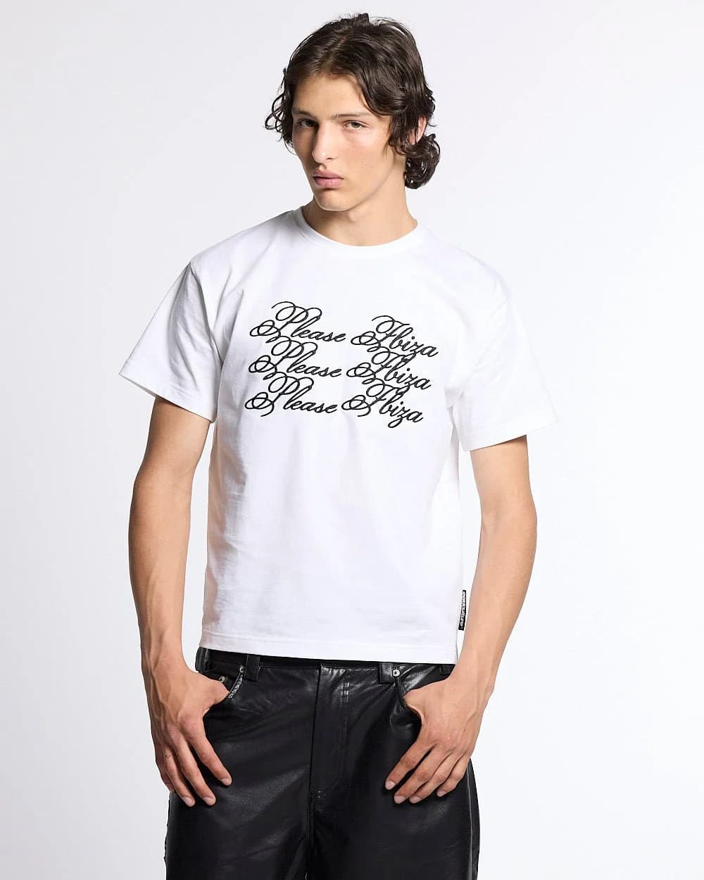 PLEASE IBIZA TEE WHITE 2