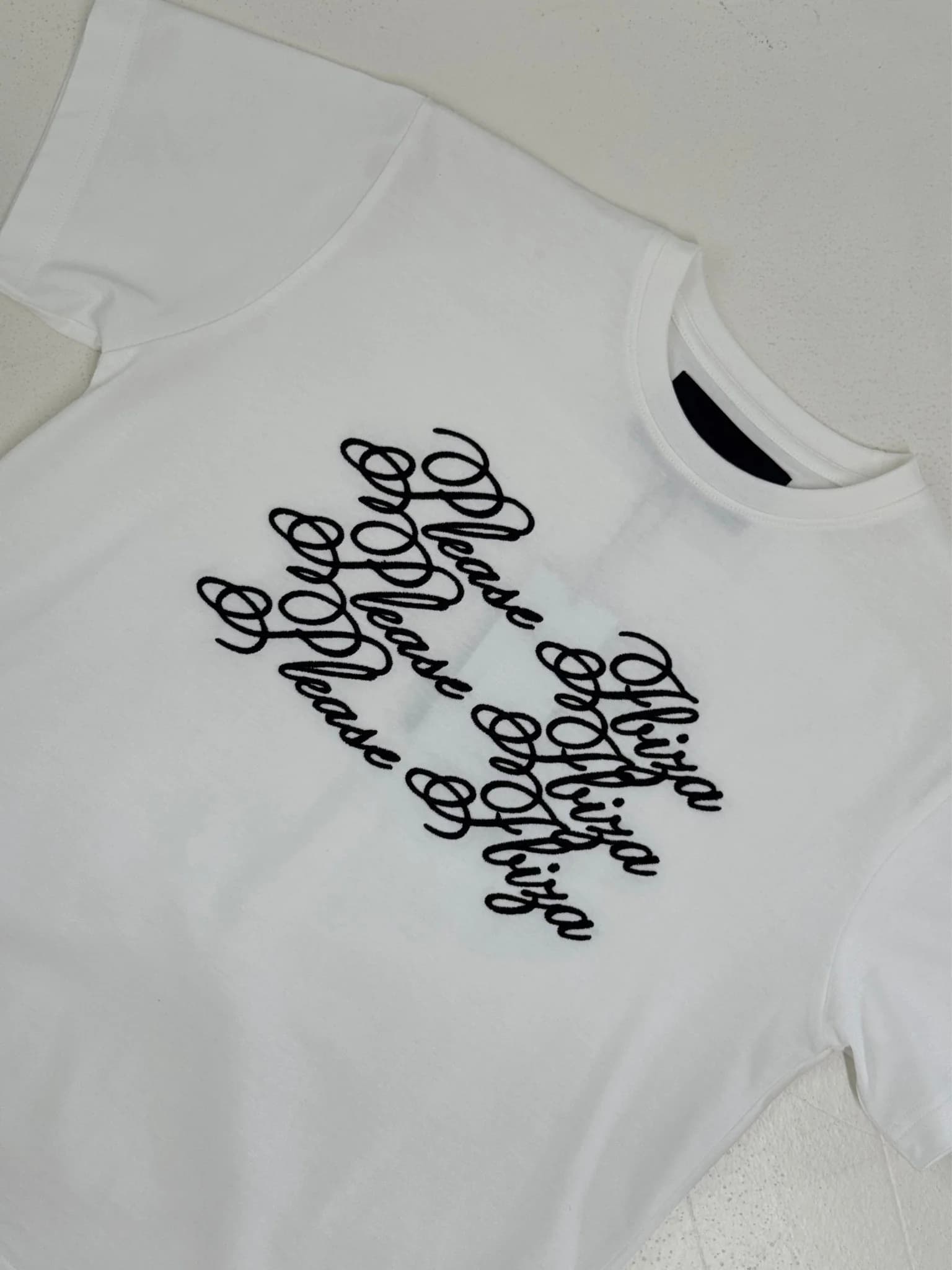PLEASE IBIZA TEE WHITE 9