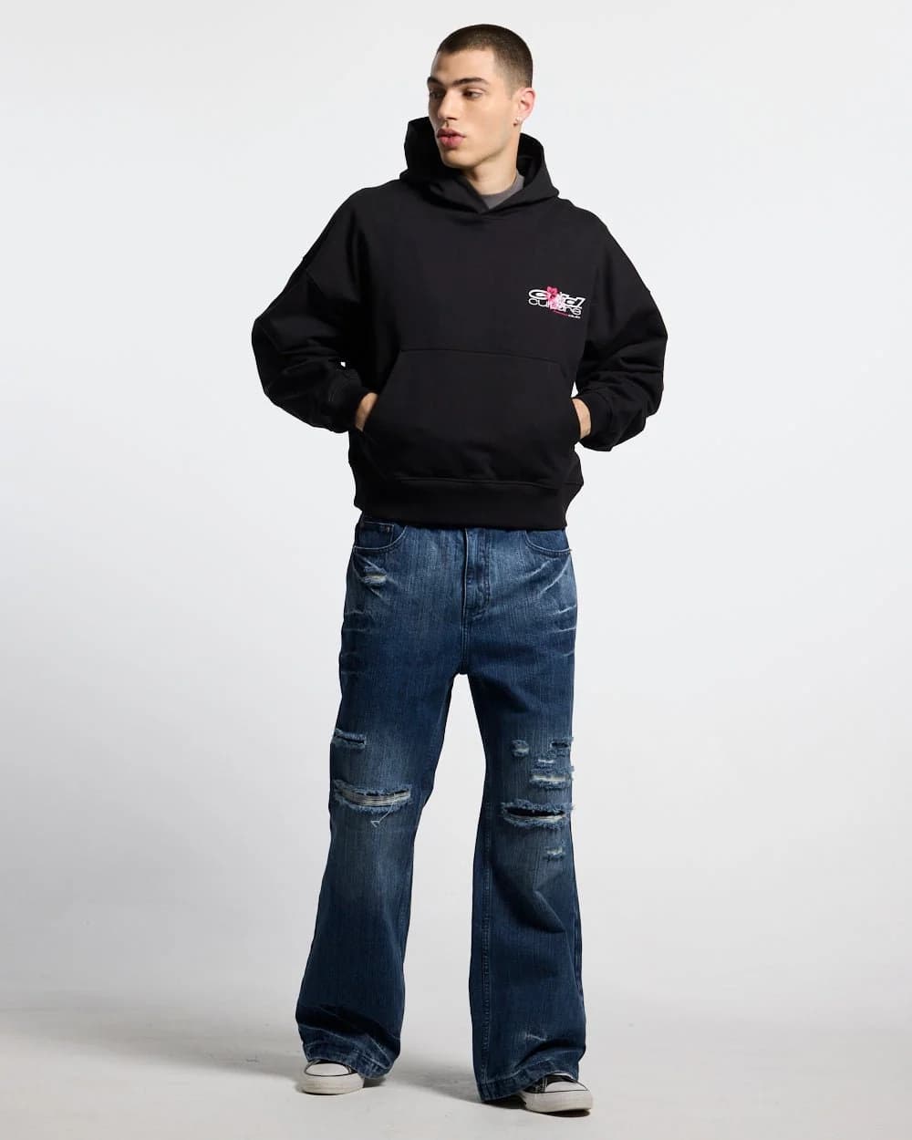 HAWAII CLUB HOODIE BLACK 4
