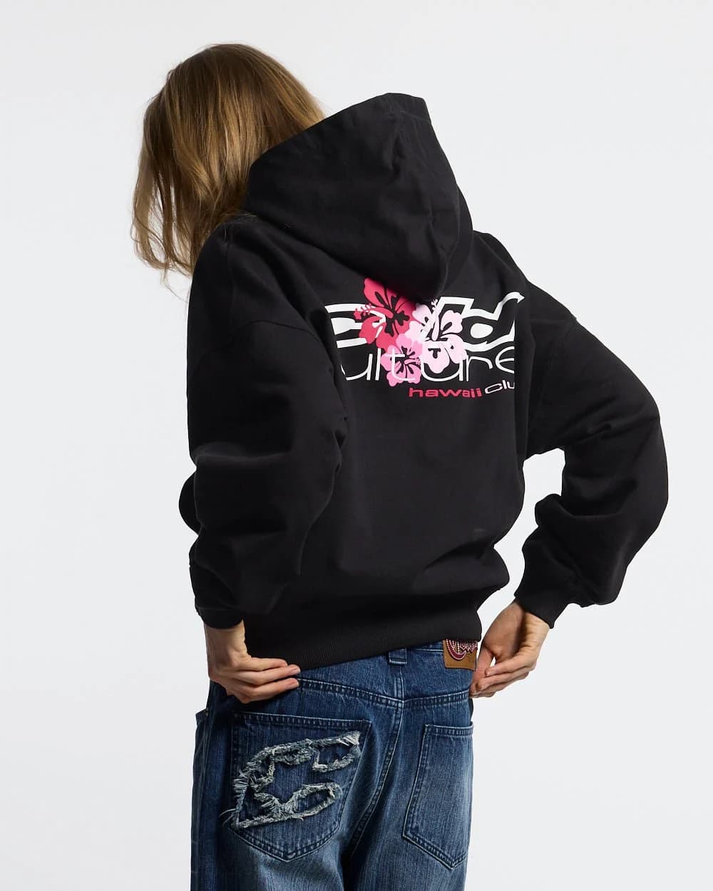 HAWAII CLUB HOODIE BLACK 5