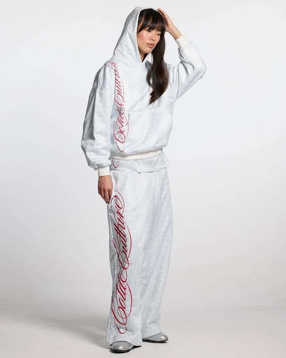 RIOT MESH HOODIE WHITE by COLD CULTURE