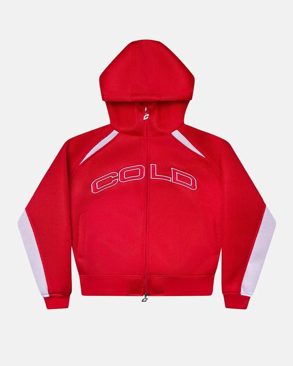 NEO ZIP JACKET WHITE & RED by COLD CULTURE