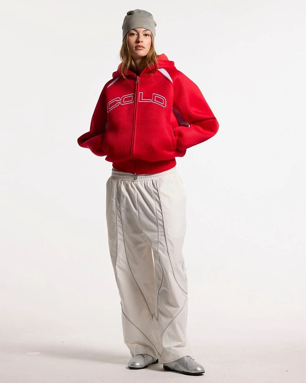 NEO ZIP JACKET WHITE & RED 5