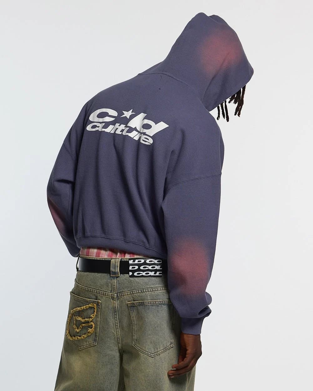 THERMAL ZIP HOODIE BLUE 4