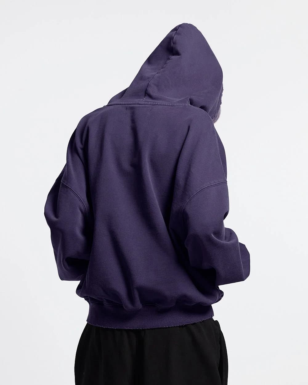 COOL CAP HOODIE MID BLUE WASHED 6