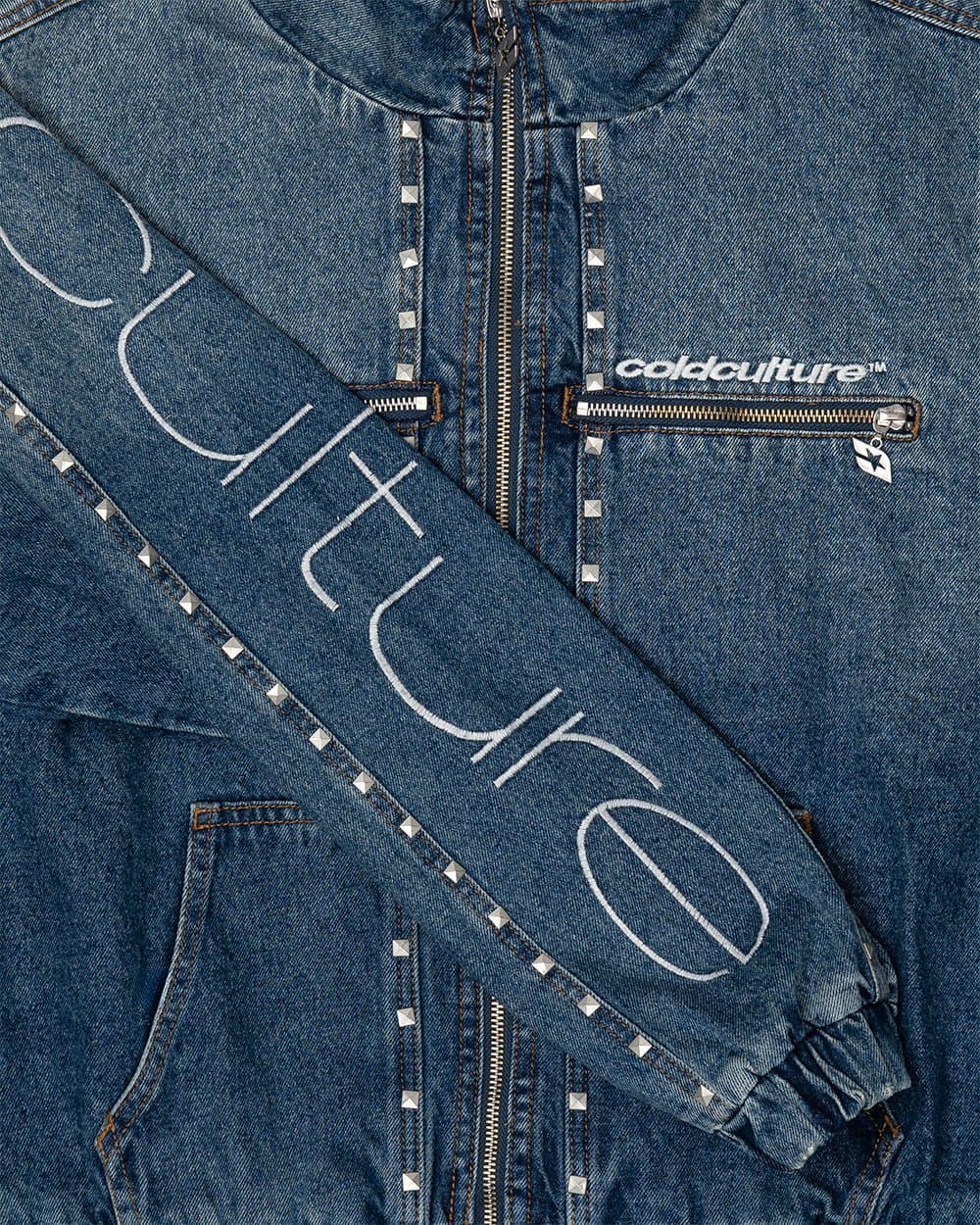 2010 DENIM JACKET BLUE DENIM by COLD CULTURE
