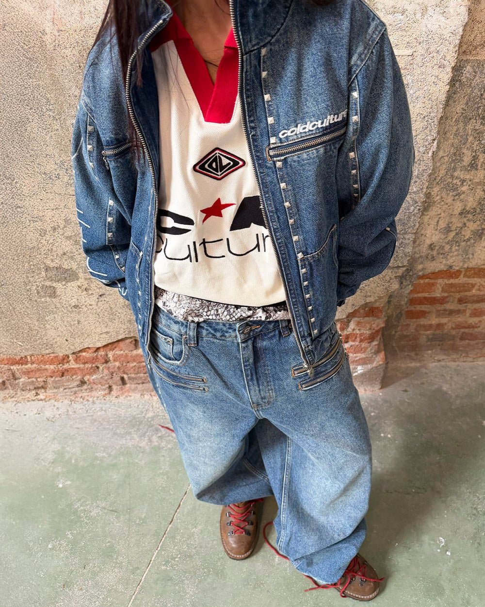 2010 DENIM JACKET BLUE DENIM by COLD CULTURE