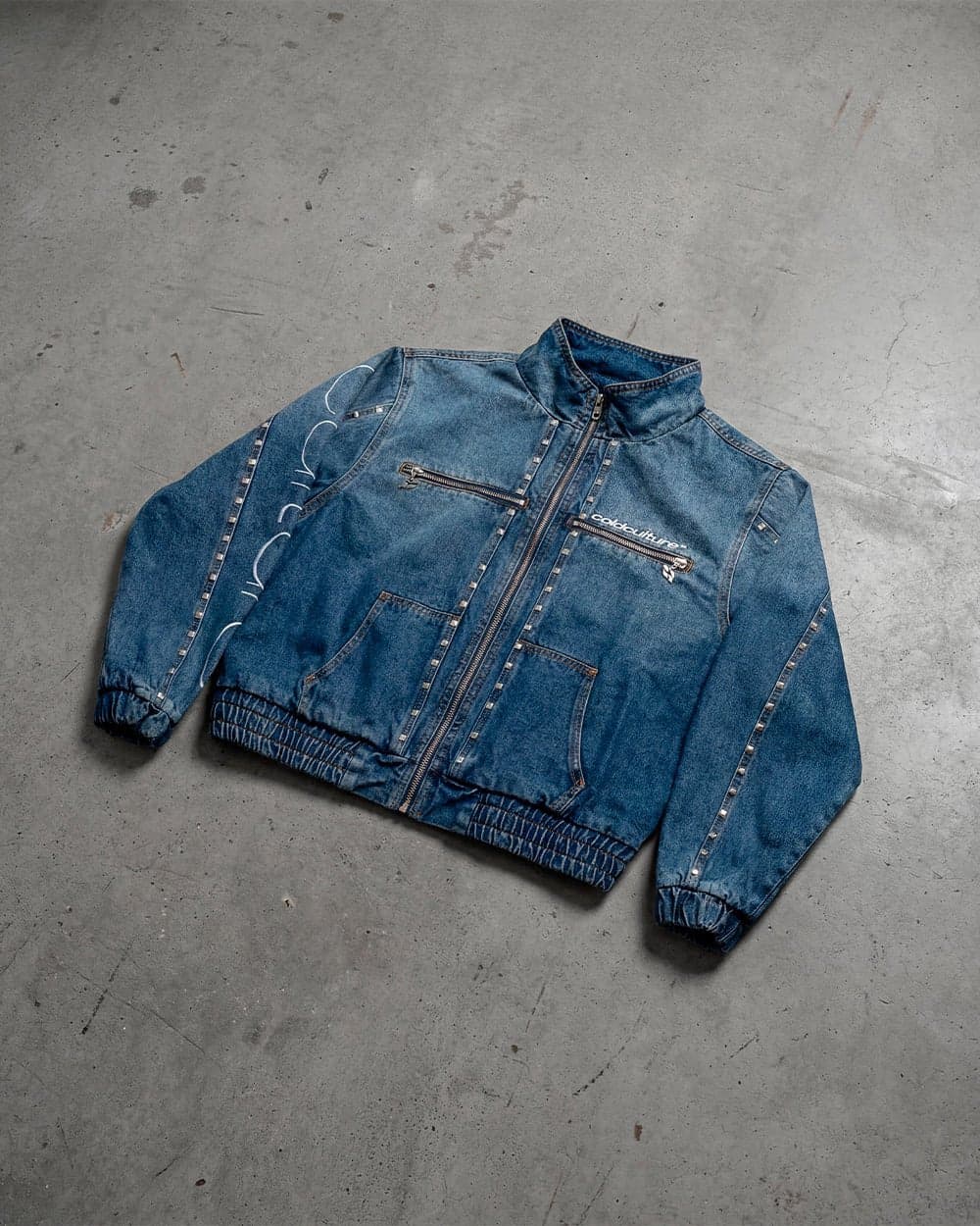 2010 DENIM JACKET BLUE DENIM by COLD CULTURE
