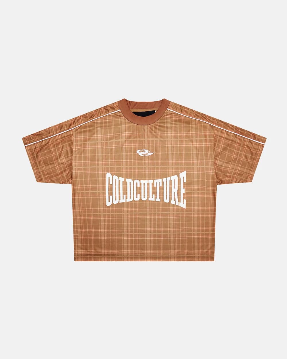 HIGHLANDS PLAID TEE BEIGE by COLD CULTURE