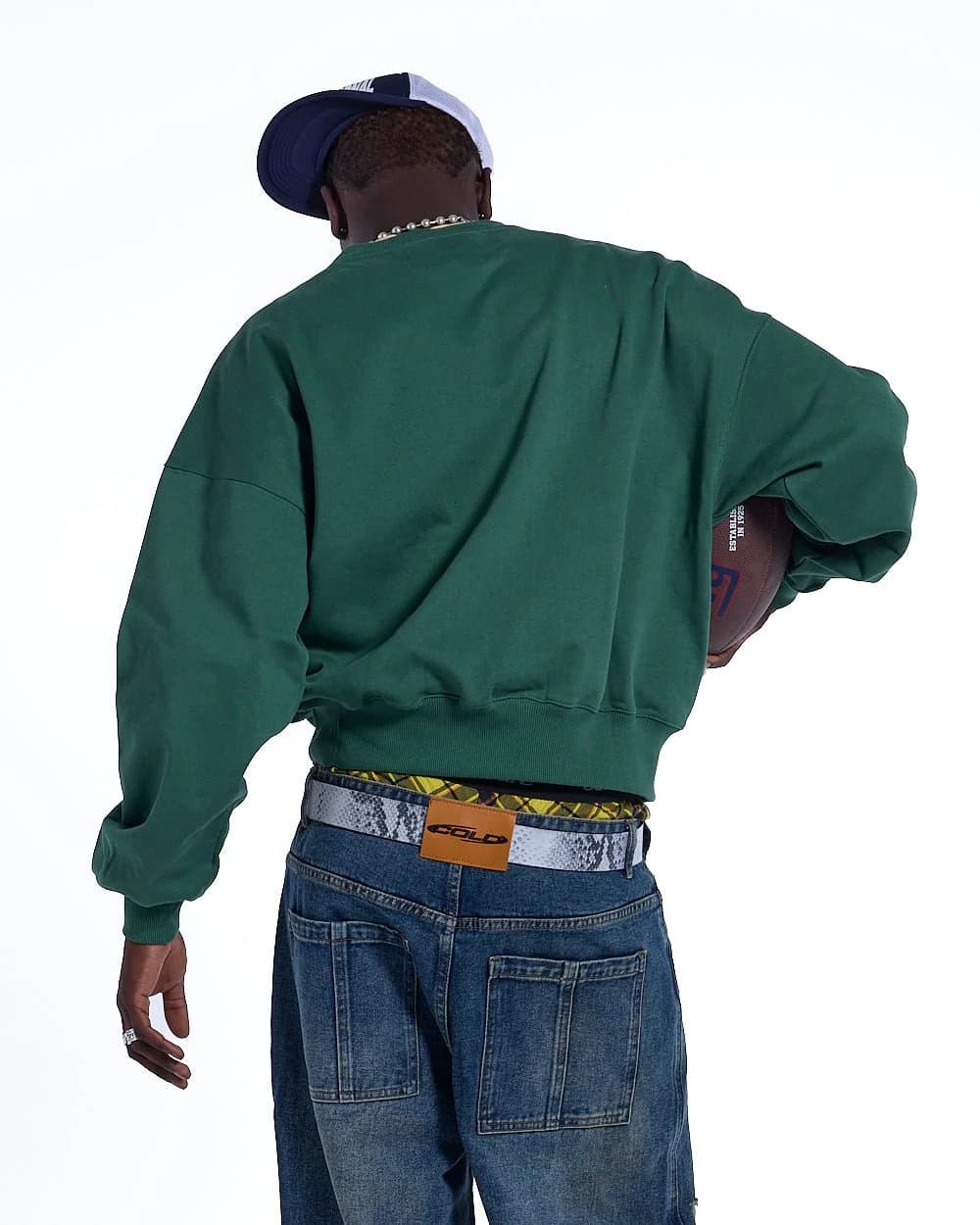 HARPER CREWNECK GREEN & YELLOW 4