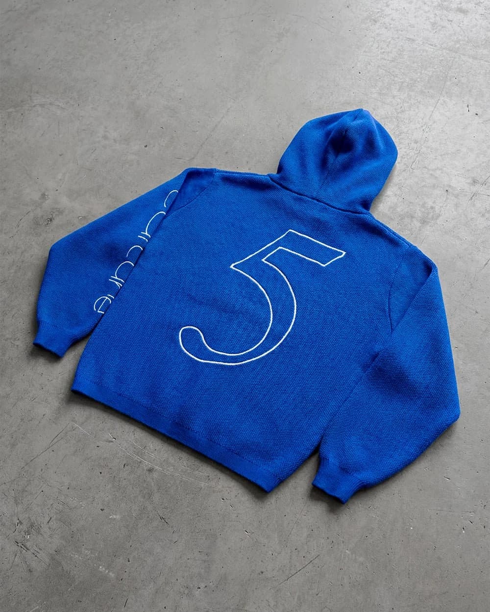 TRIPPY STOP ZIP KNIT BLUE 7